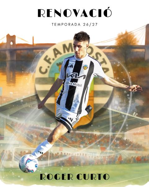 RENOVACIO Temporada 2026-2027: ROGER CURTO. Defensa central